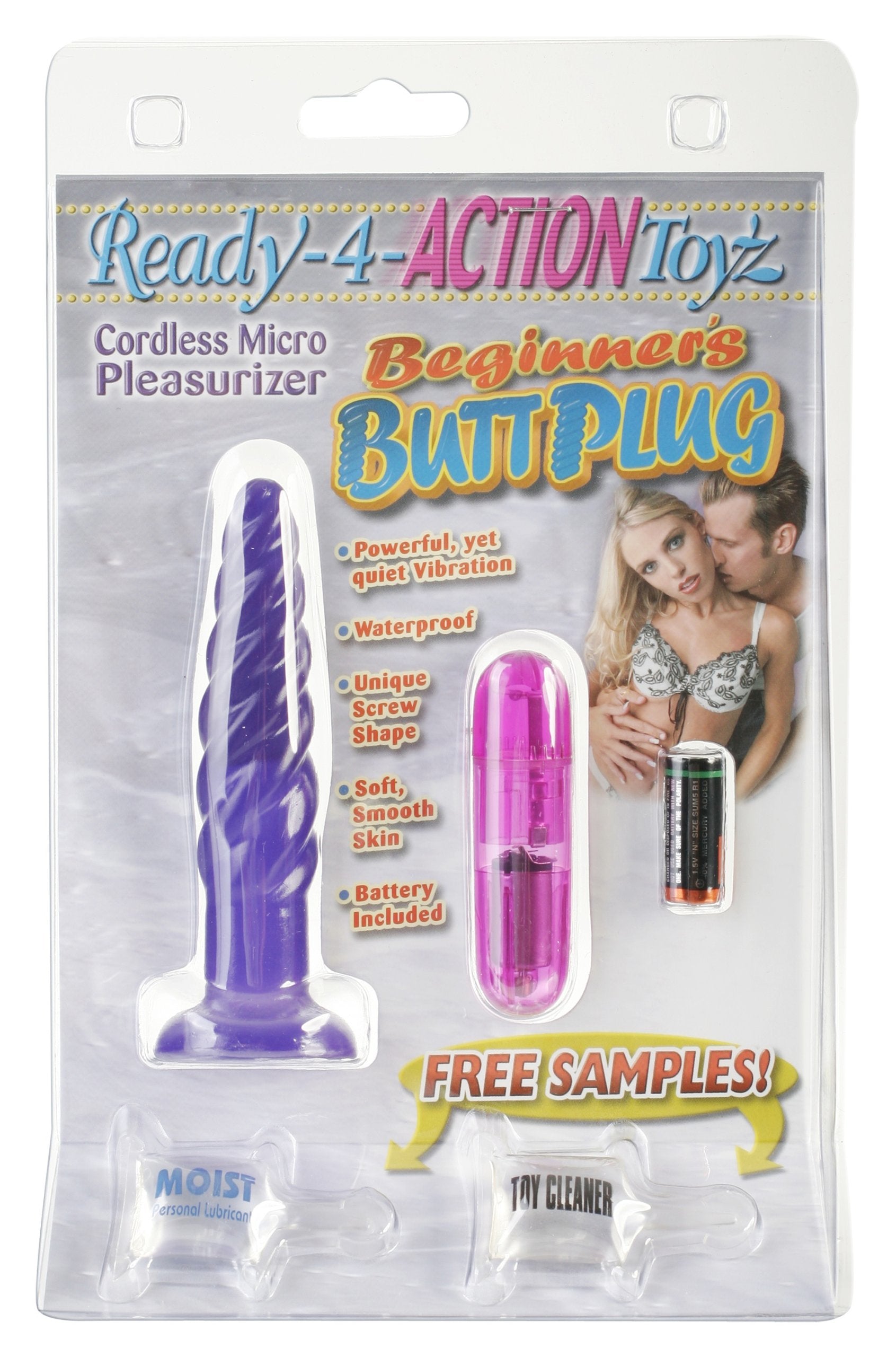 Pipedream 182312 Ready 4 Action Beginner'S Butt Plug , Purple