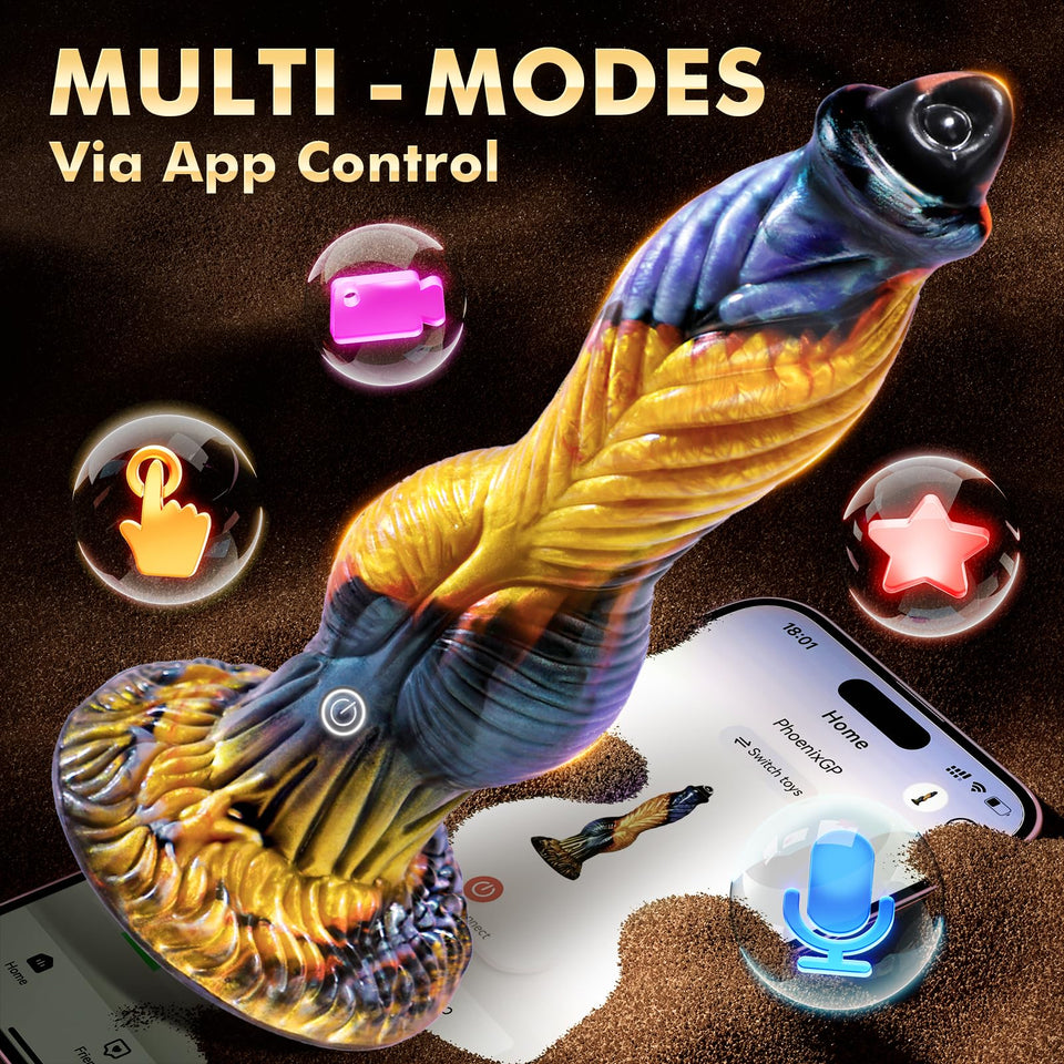 Thrusting Dildo Sex Toys Vibrator - 10.2'' 4IN1 Huge Thick Dildos Anal Toys, Monster Big Dildo Upgraded App Remote Control Multi