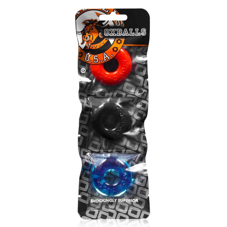 Ringer 3 Pk Cockring Multi (Net)