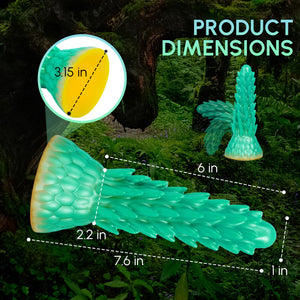 Dragon Dildo Sex Toys, 7.7 ' ' Monster Dildo with Suction Cup, Fantasy Huge Dildos, Silicone Butt Plug Anal Dildos for Women and