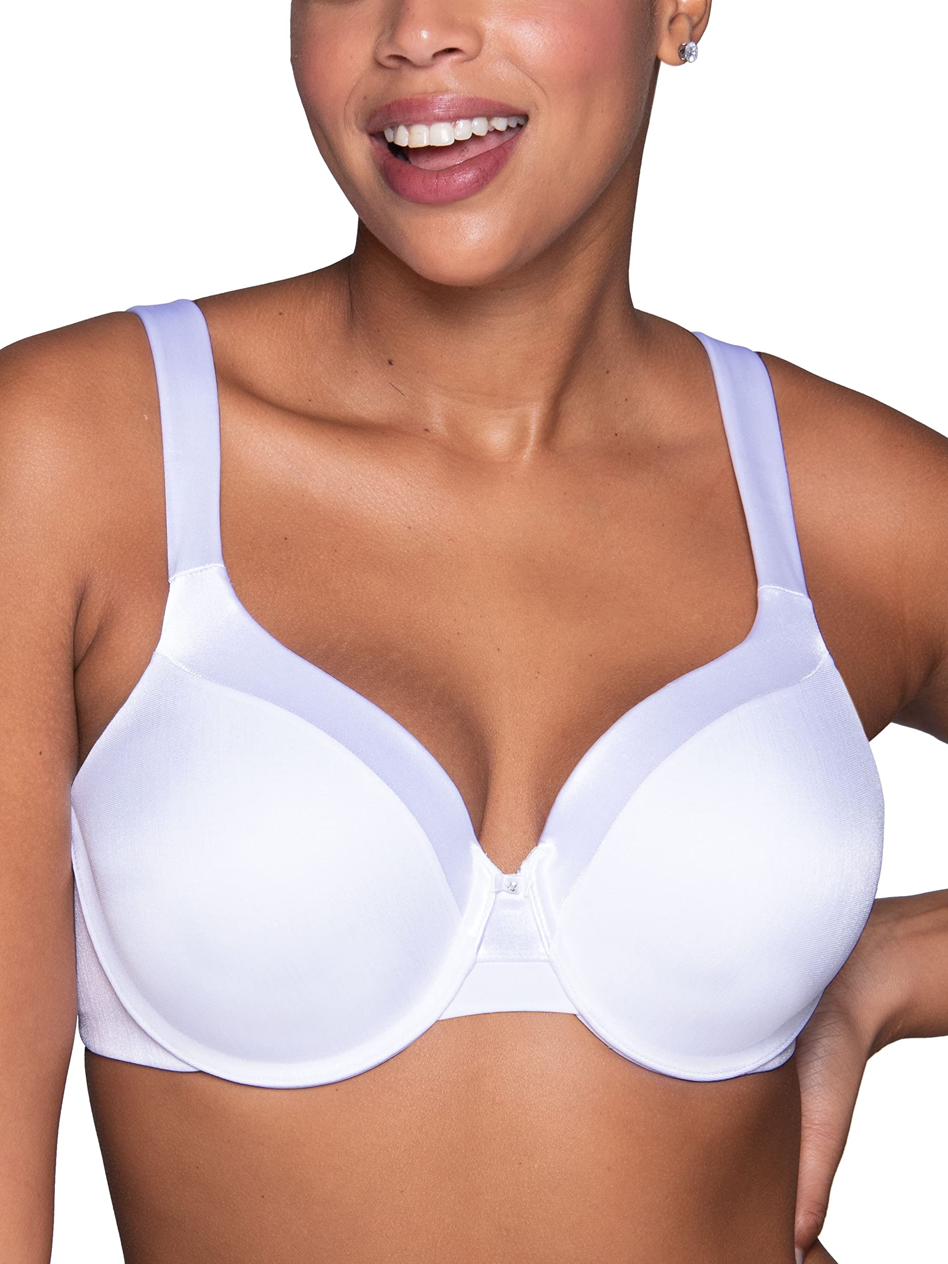 Vanity Fair womens Illumination Full Figure Zoned-in Support (36c-44d) Bra, Underwire - White, 36DD US