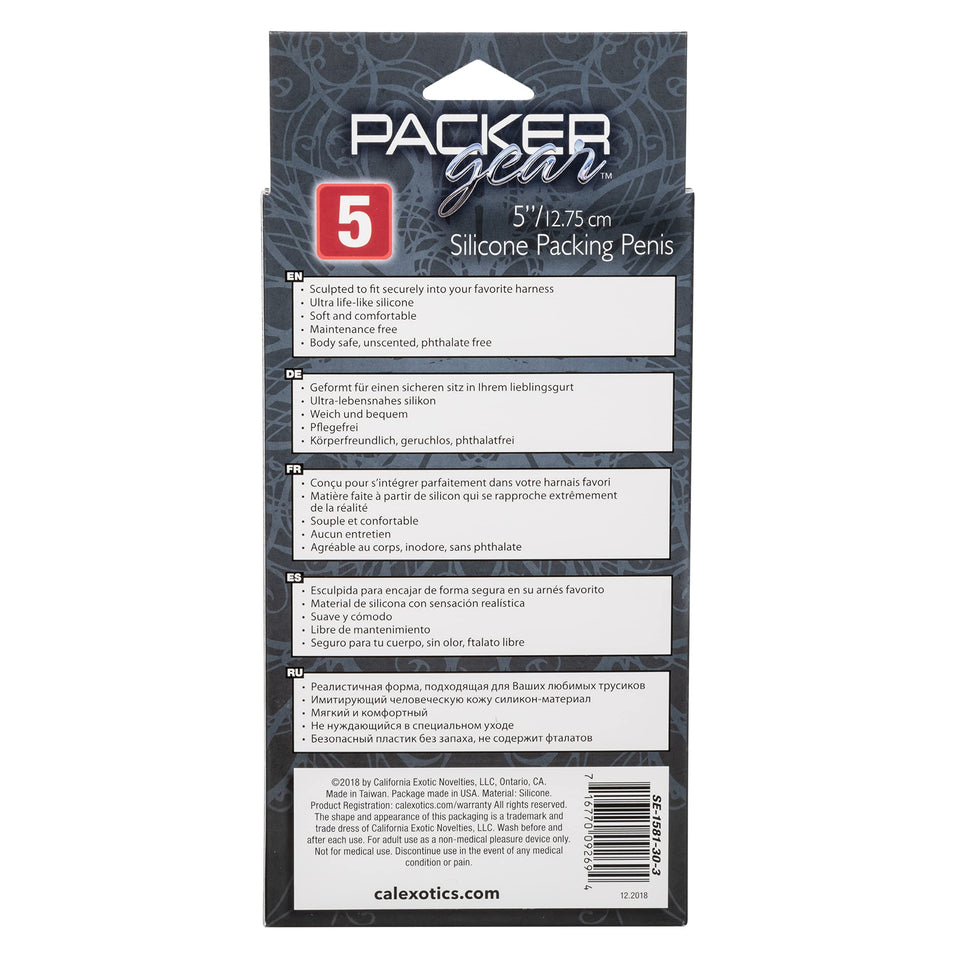 CalExotics SE-1581-30-3 Packer Gear 5''/12.75 cm Silicone Packing Penis - Brown