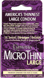 Kimono Microthin Large I Added Head Room & Length For Comfort I 5X Tested, Stronger, Reliable, & Ultra-Thin I Made With Premium Natural Latex I 3 Count