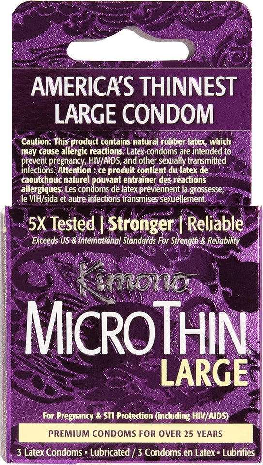 Kimono Microthin Large (3Pk)