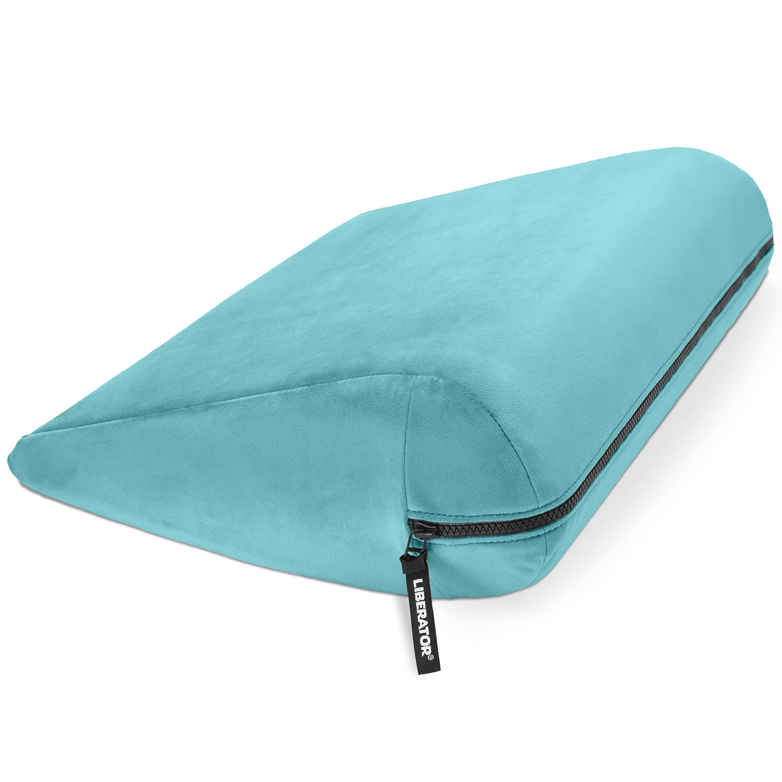 Liberator Jaz Original Sex Positioning Pillow - Microvelvet, Blue