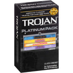 Trojan Platinum Pack Lubricated Condoms, 10Ct