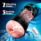 Automatic Sucking Male Masturbators with APP Control - EINSEO Upgraded 7 Vibration & Suction Hands Free Male Stroker with 3D Rea