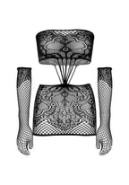 2 Pc Strappy Lace Tube Dress A