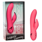CalExotics California Dreaming San Francisco Sweetheart - Silicone Rabbit Vibrator - Waterproof G Spot Sex Toys for Couples - 10