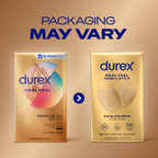 Durex Avanti Bare Real Feel Condoms, Non Latex Lubricated Condoms for Men with Natural Skin on Skin Feeling, Regular Fit, FSA &