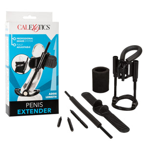 CalExotics Penis Extender - Enhancement Sex Toys for Men - Black SE-1590-10-3