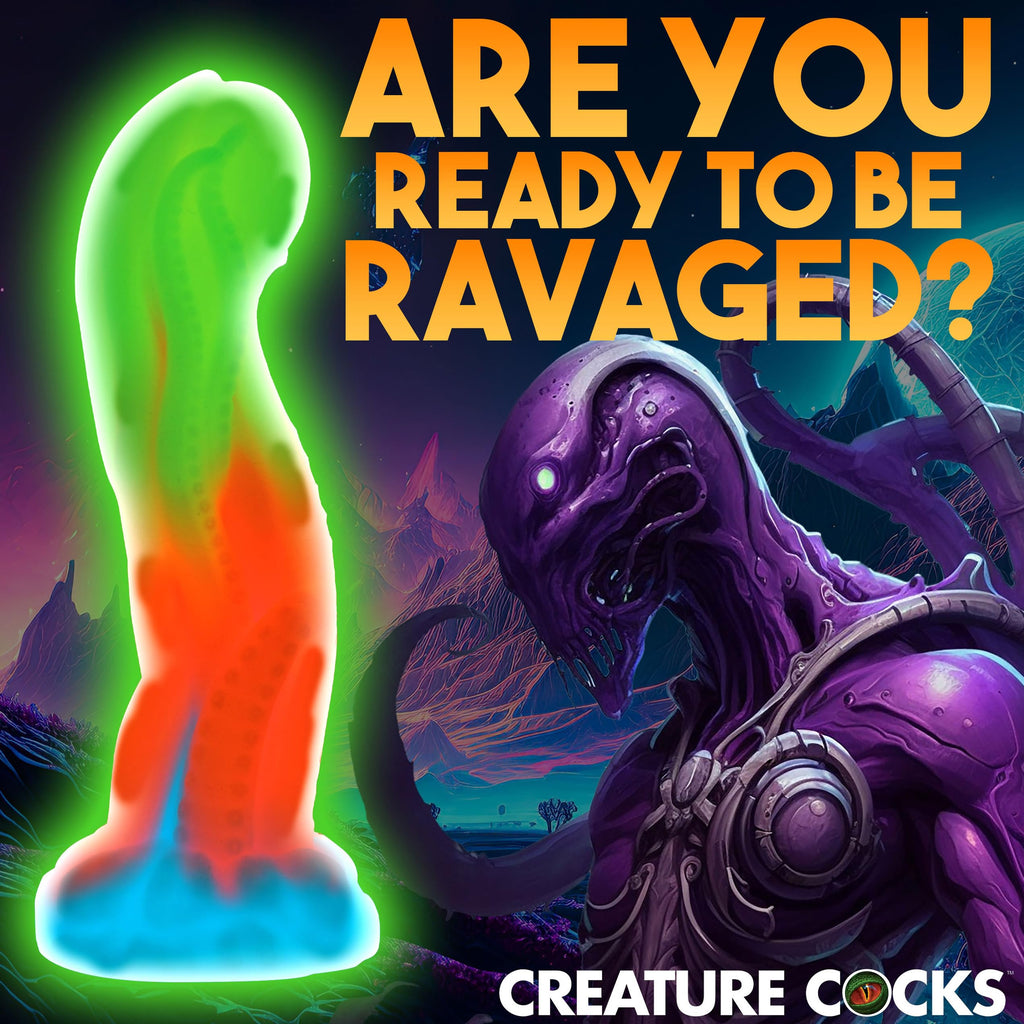 Creature Cocks Tenta-Glow Glow In The Dark Dildo