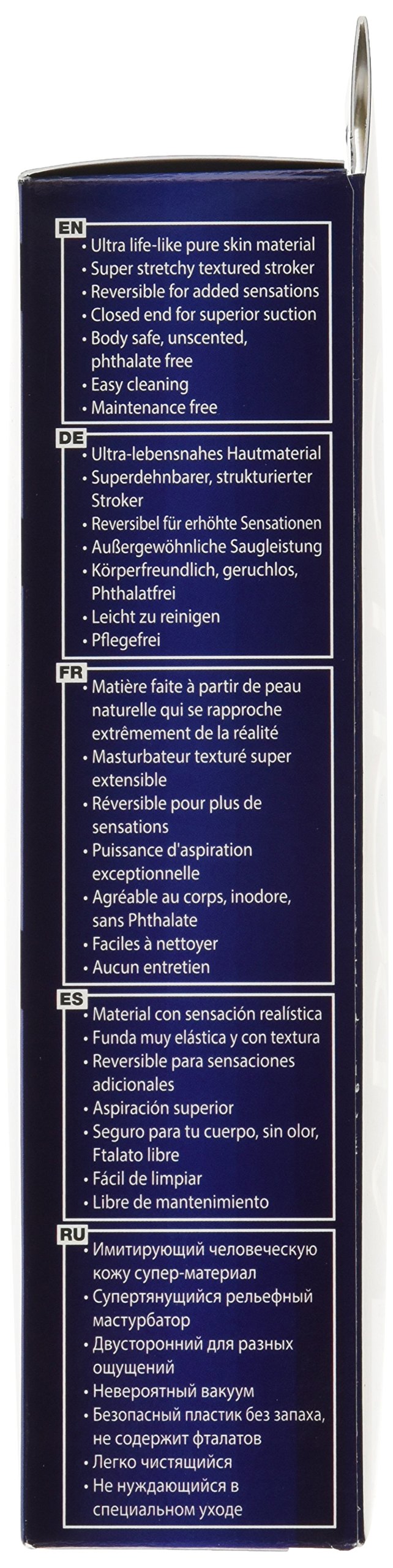 California Exotics Apollo Reversible Masturbator Grip, Blue