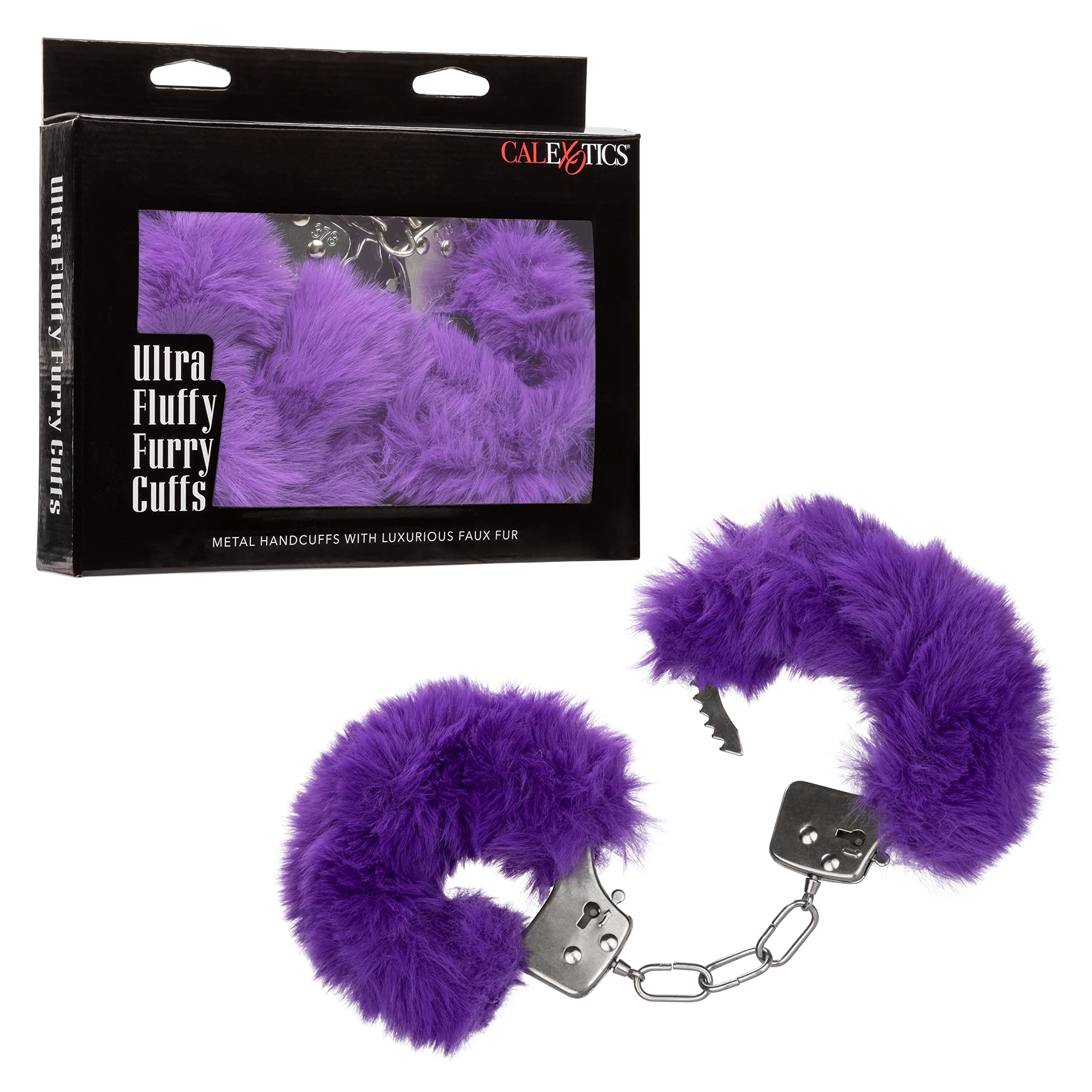 CalExotics Ultra Fluffy Furry Cuffs - Purple