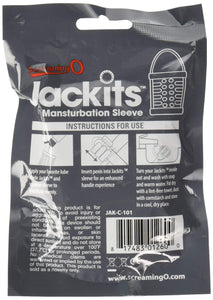 Screaming O Jackits Mansturbation Sleeve In Pop Box, Clear - Solo Toy For Men - Pleasure Enhancer - Male Sex Toy