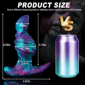 Monster Dildo Fantasy Dildo Anal Dildo Buttplug - 6.7in Dragon Dildo Large Anal Plug Big Butt Plug for Anal Training, Prostate D