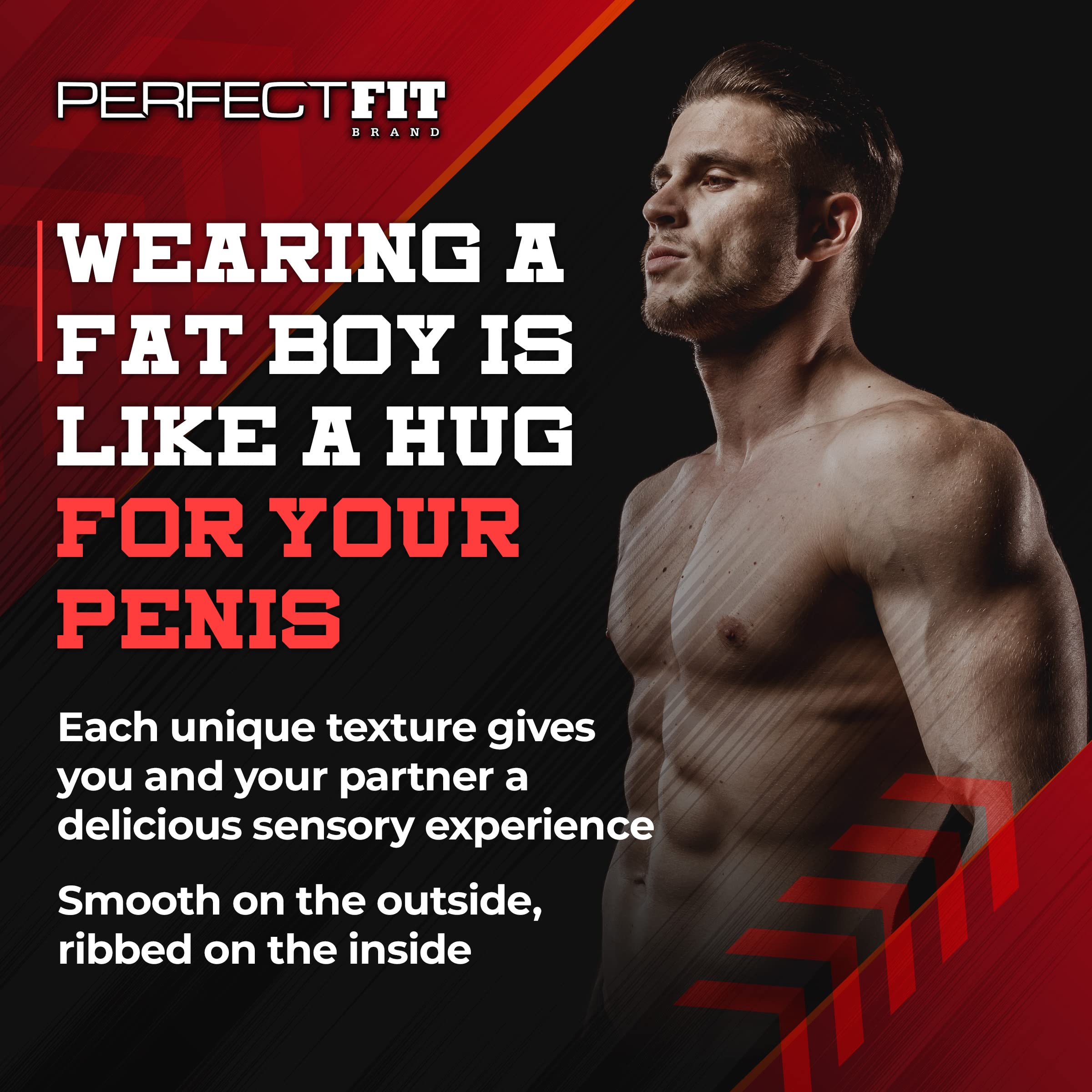 Perfectfit Brand Fat Boy Thin Girth Extender Penis Sheath Enhancer, 5.5''