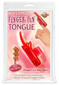 Pipedream Waterproof Finger Fun Tongue, Red