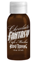 Pipedream Products Chocolate Fantasy Body Topping, Cafe Mocha, 1 Fluid Ounce