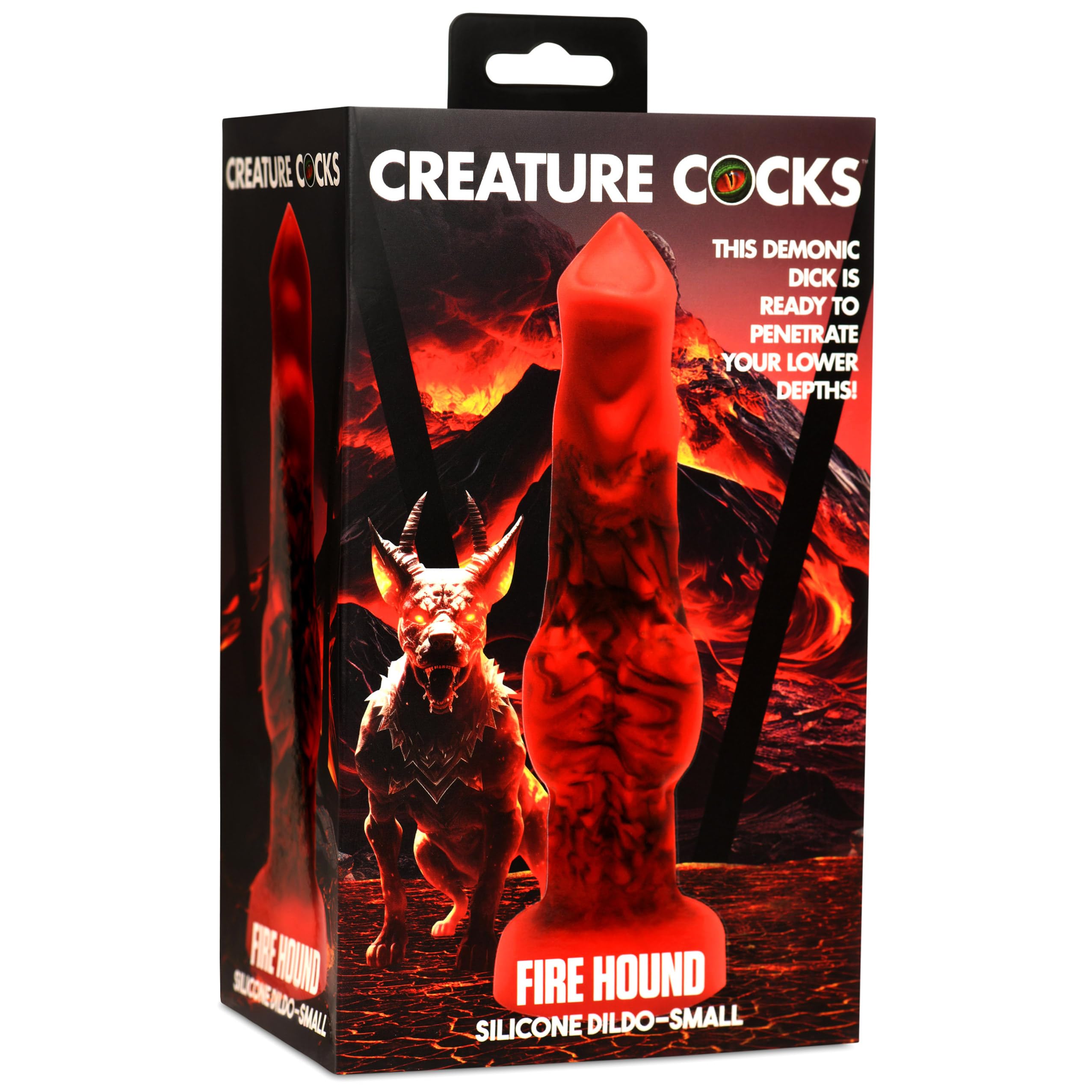 Creature Cocks Fire Hound Sili Dildo S