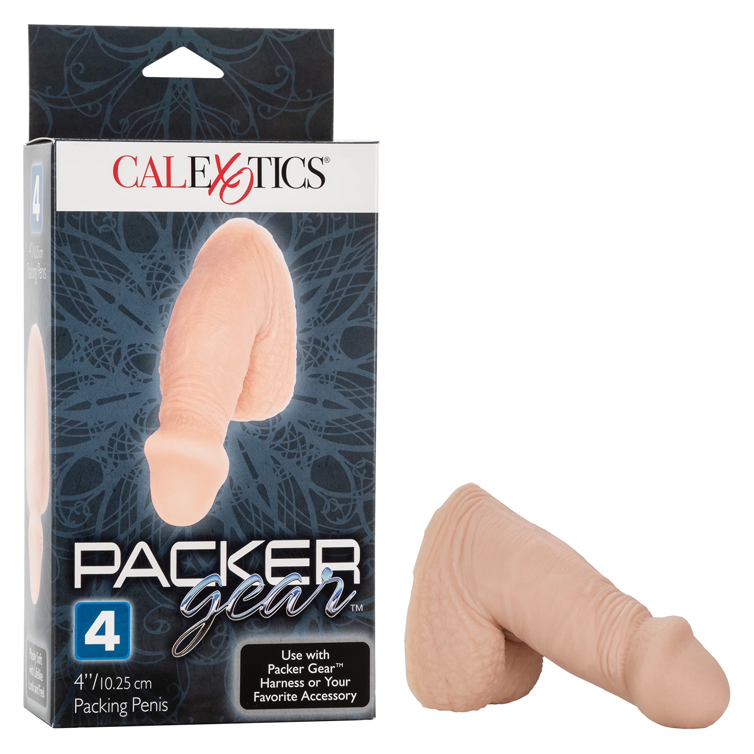 California Exotic Novelties Packer Gear Packing Penis 4 Inch/10.25 Cm, Ivory