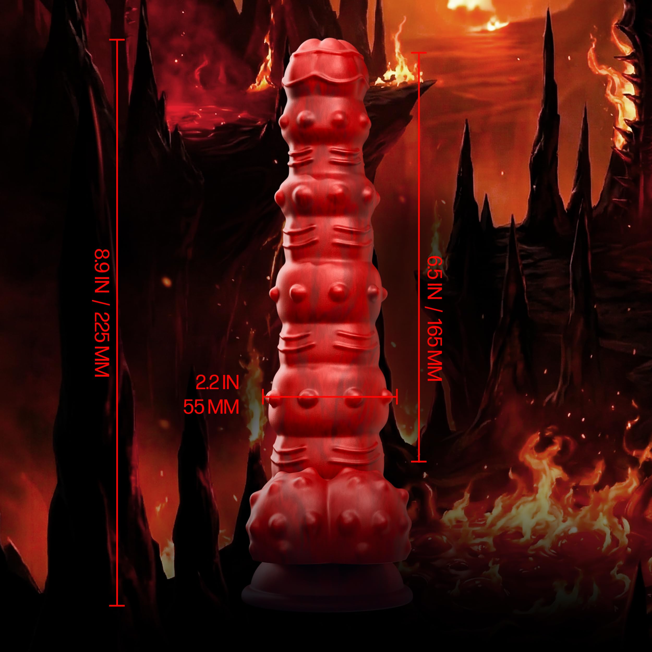 Tentra Rengol Studded Demon Thrust Red
