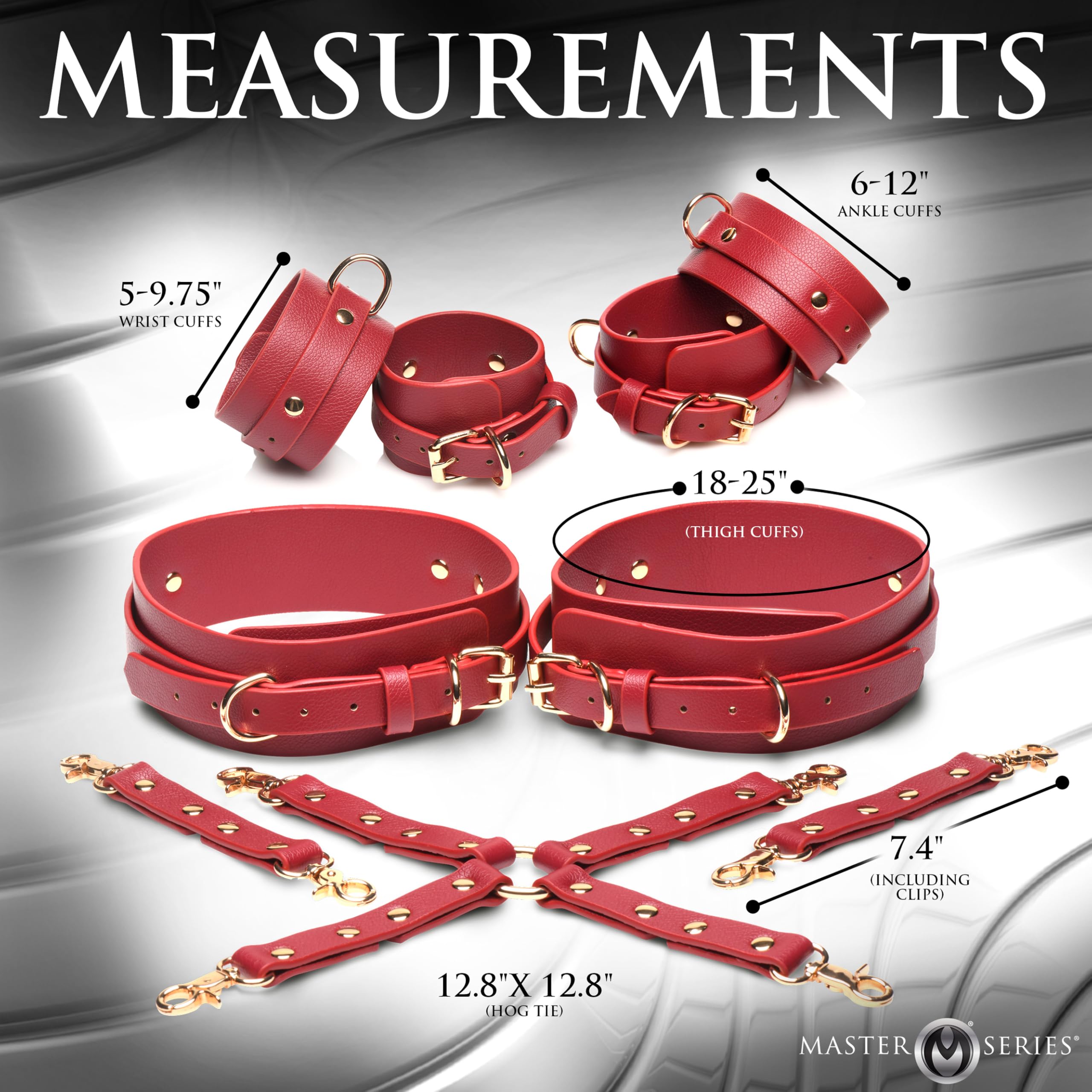 Master Series Thigh & Wrist Hogtierestr