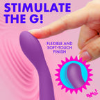 BANG! G-Spot Flexible Sili Vibrator Purp