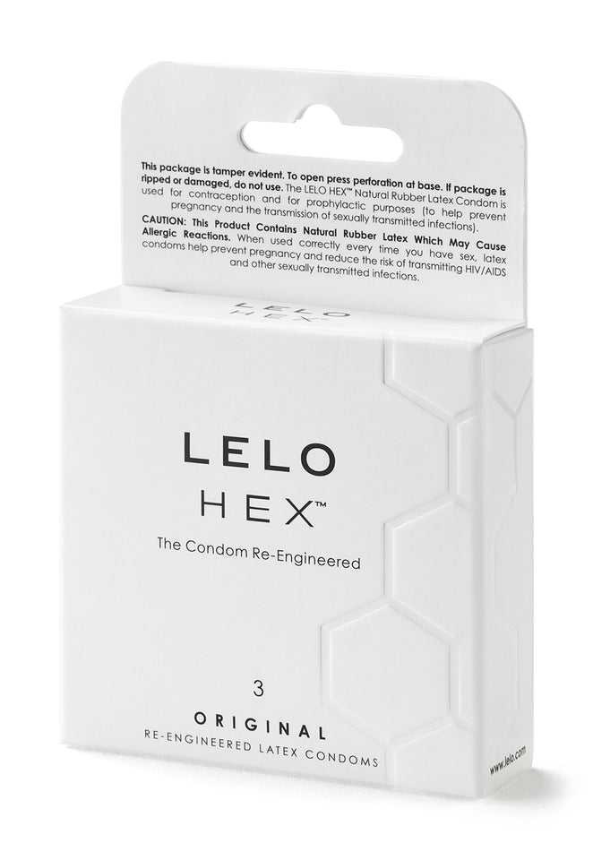 Hex Original Condom 3Pk (Net)