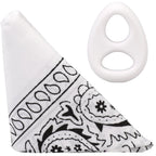 Rock Solid The Code C-Ring Bandana Wt/Bk