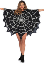 Glitter Web Poncho