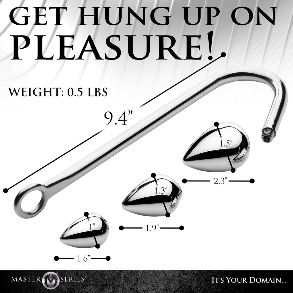 Master Series Anal Hook Trainer W/ 3 Plugs