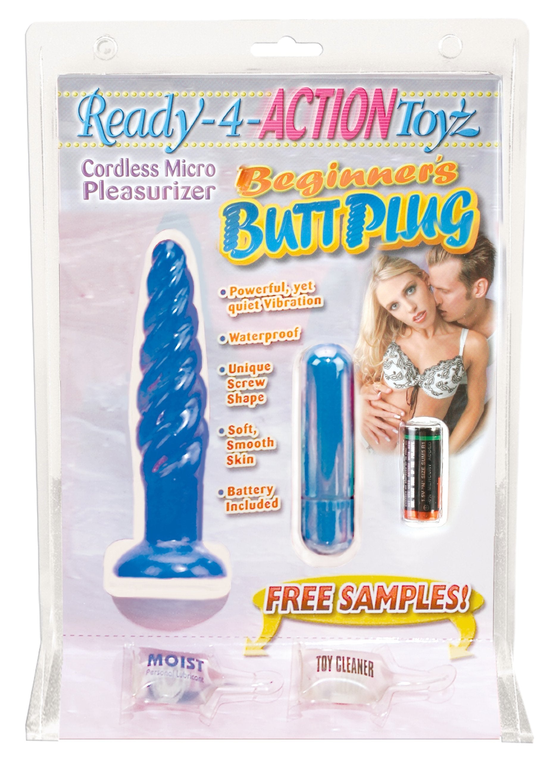 Pipedream 182314 Ready 4 Action Beginner'S Butt Plug, Blue
