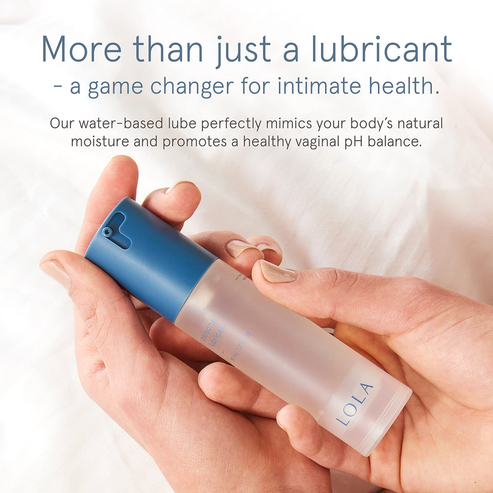 LOLA Personal Lubricant - Water-Based Lube for Couples, Unscented Lubricant & Sex Lubricant, Natural, Anal Safe for Women & Men,