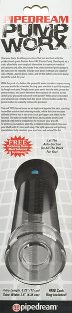 Pipedream Pump Worx Deluxe Auto Vac Pump
