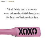 Sex & Mischief Blush Xoxo Pink/Black Paddle