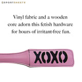 Sex & Mischief Blush Xoxo Pink/Black Paddle