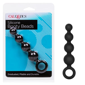 Silicone Booty Beads - Black