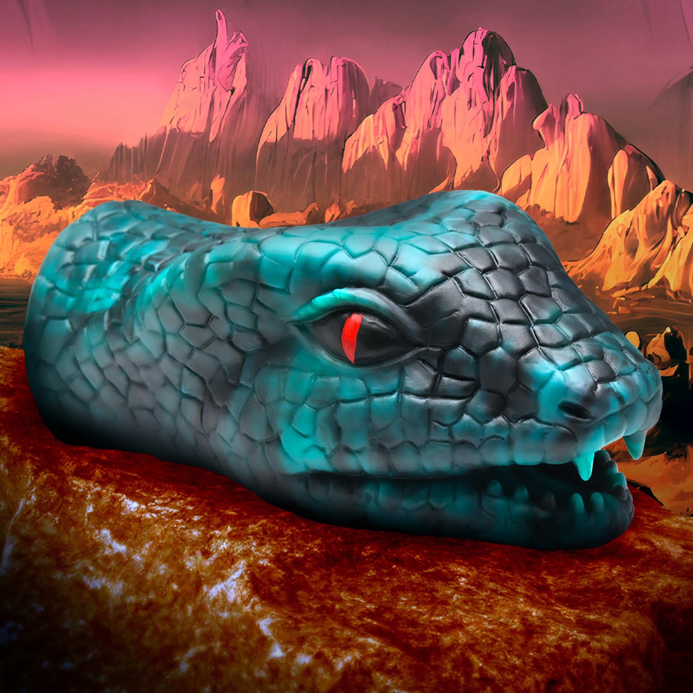 Creature Cocks Serpentinestroker Sil Grn