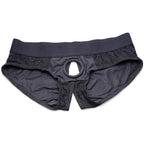 Strap U Lace Envy Crotchlpantyhar Bk 3Xl