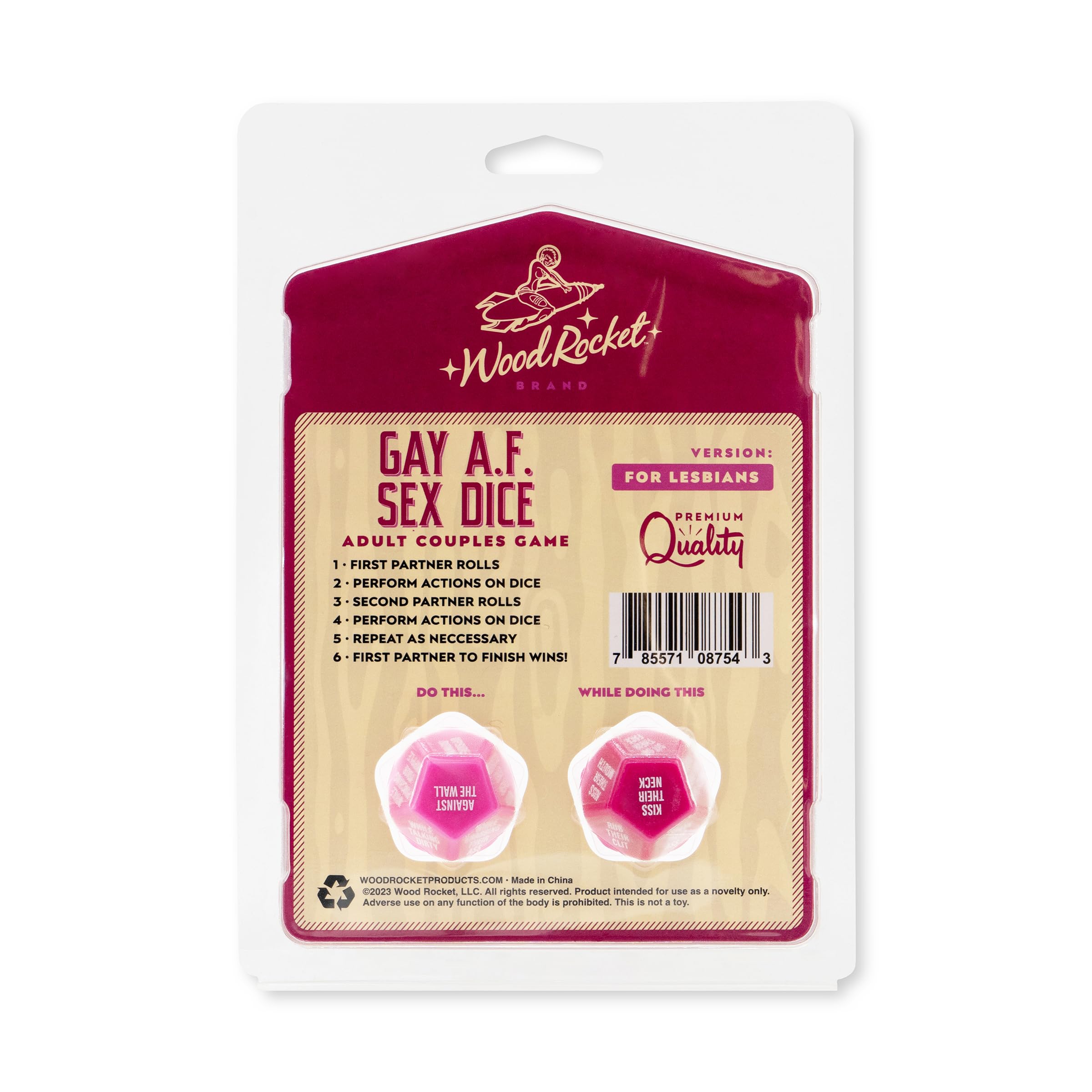 Gay Af Gay Lesbian Sex Dice (Net)