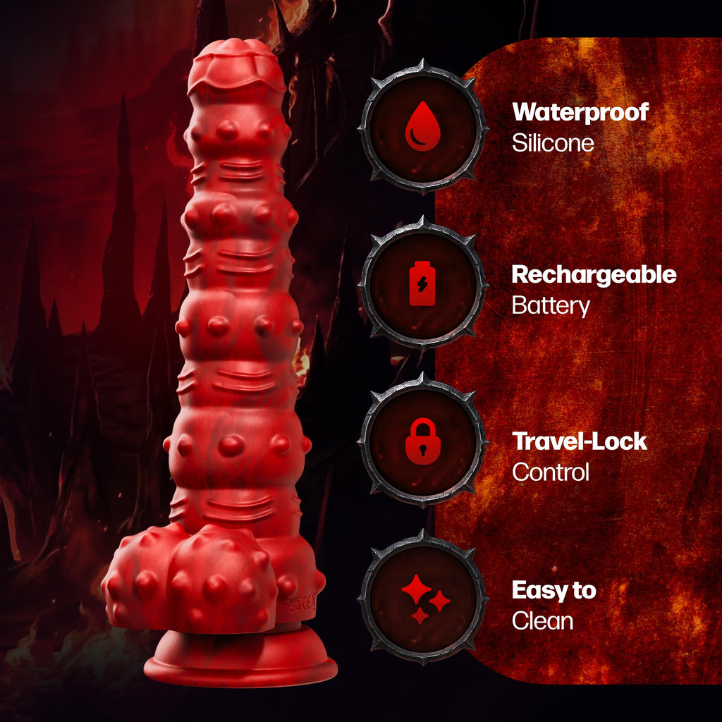 Tentra Rengol Studded Demon Thrust Red