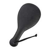 VENESUN Round Sexual Spanking Paddle for BDSM, Faux Leather Sex Paddles for Adult Spanking Set, Black