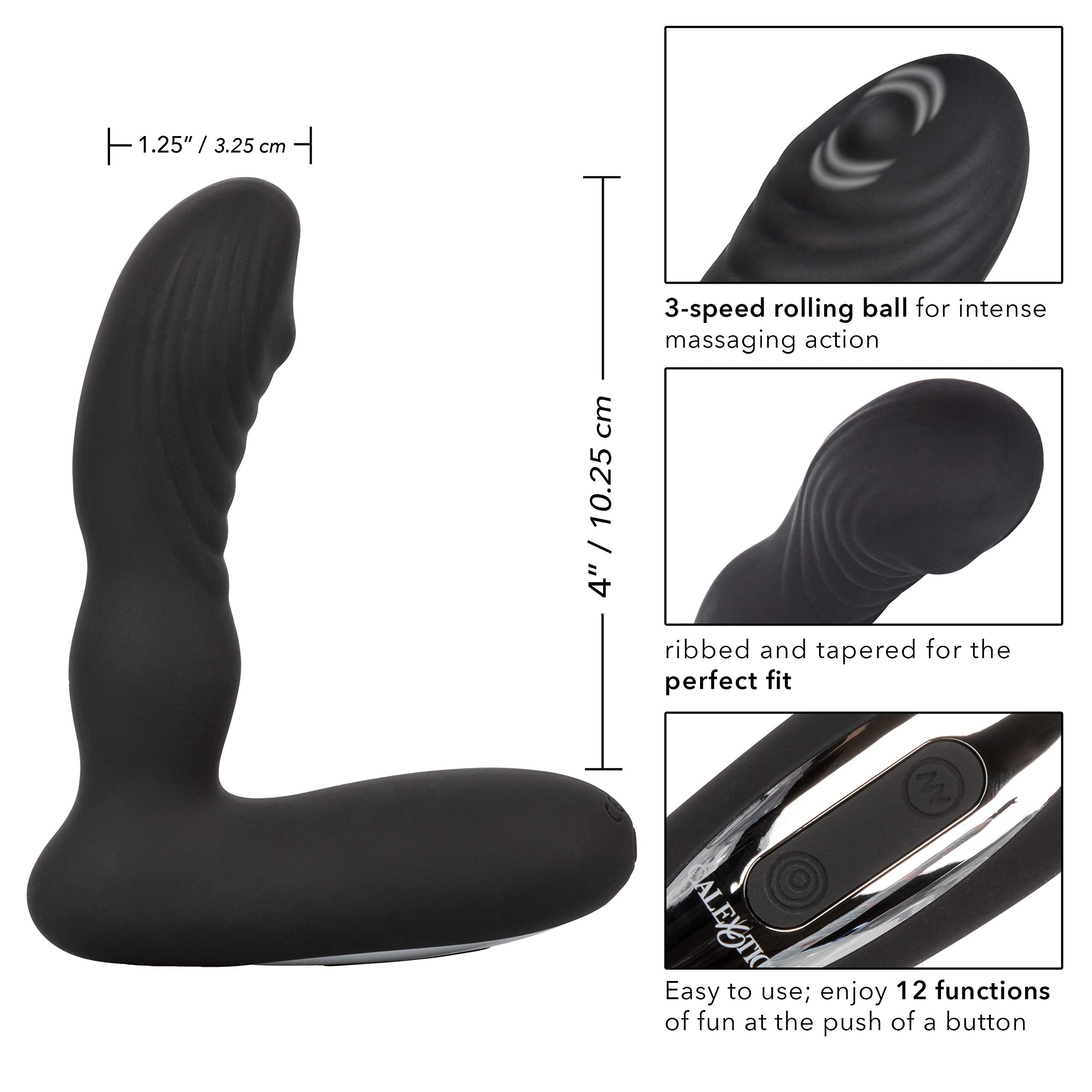 Calexotics Se-0436-50-3 Eclipse Roller Ball Probe