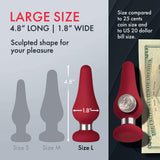 Forto F21 Silicone Anal Plugs Training Set Anus Dilator Anal Ball Men Womenbutt Plug Trainer Kit For More Comfortable Intercou