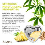 Candle 3-In-1 Heart Edible Pineapple Breeze 4.7 Oz