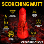 Creature Cocks Fire Hound Sili Dildo S
