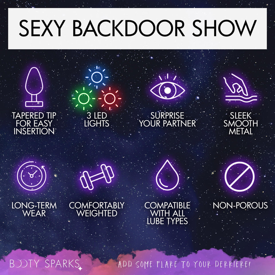 Booty Sparks Light Up Large Anal Plug