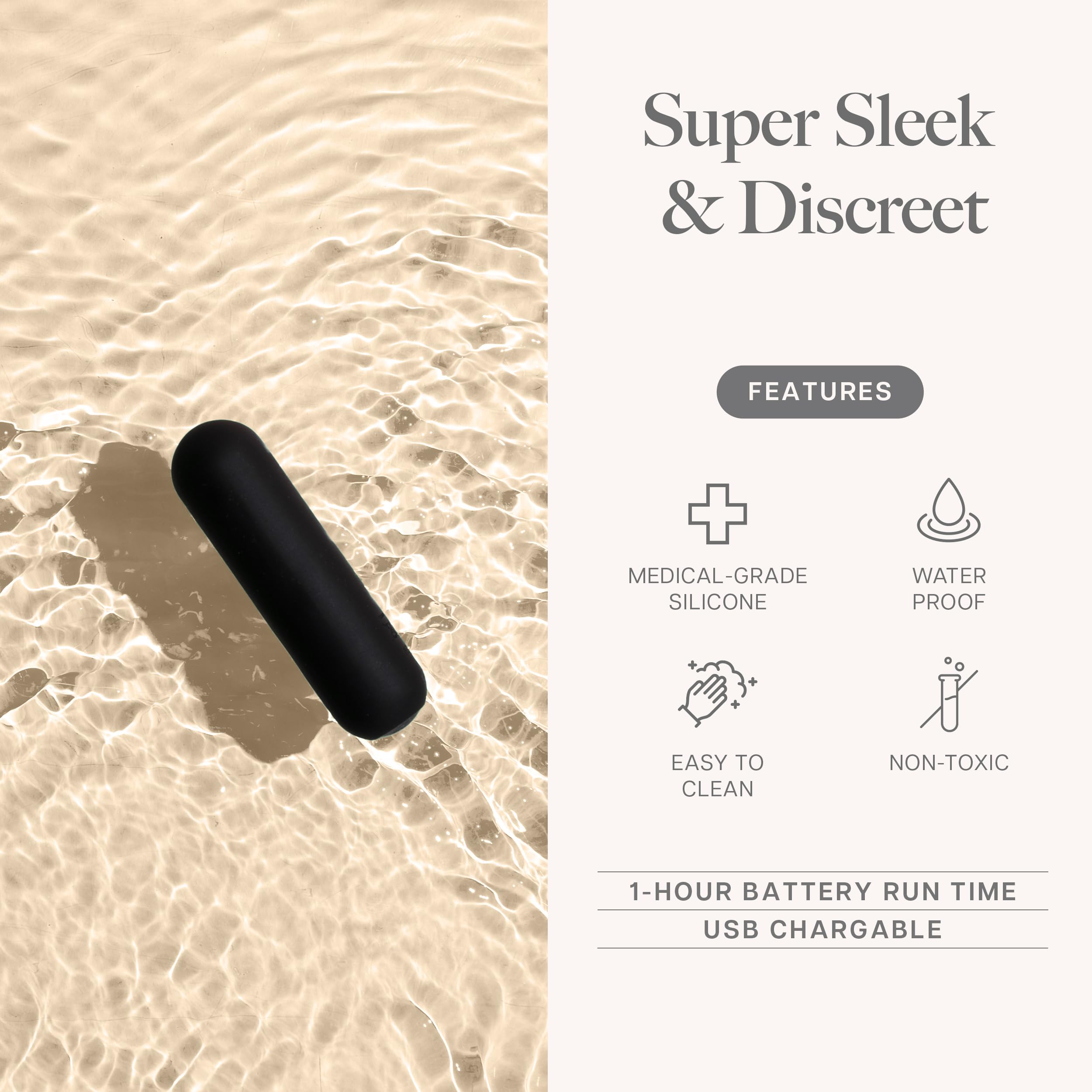 Ava Bullet HUM Vibrators for Women | Mini Vibrator Sex Toys | Clitoris Vibrator | Personal Massager | Waterproof Vibrators | Adu