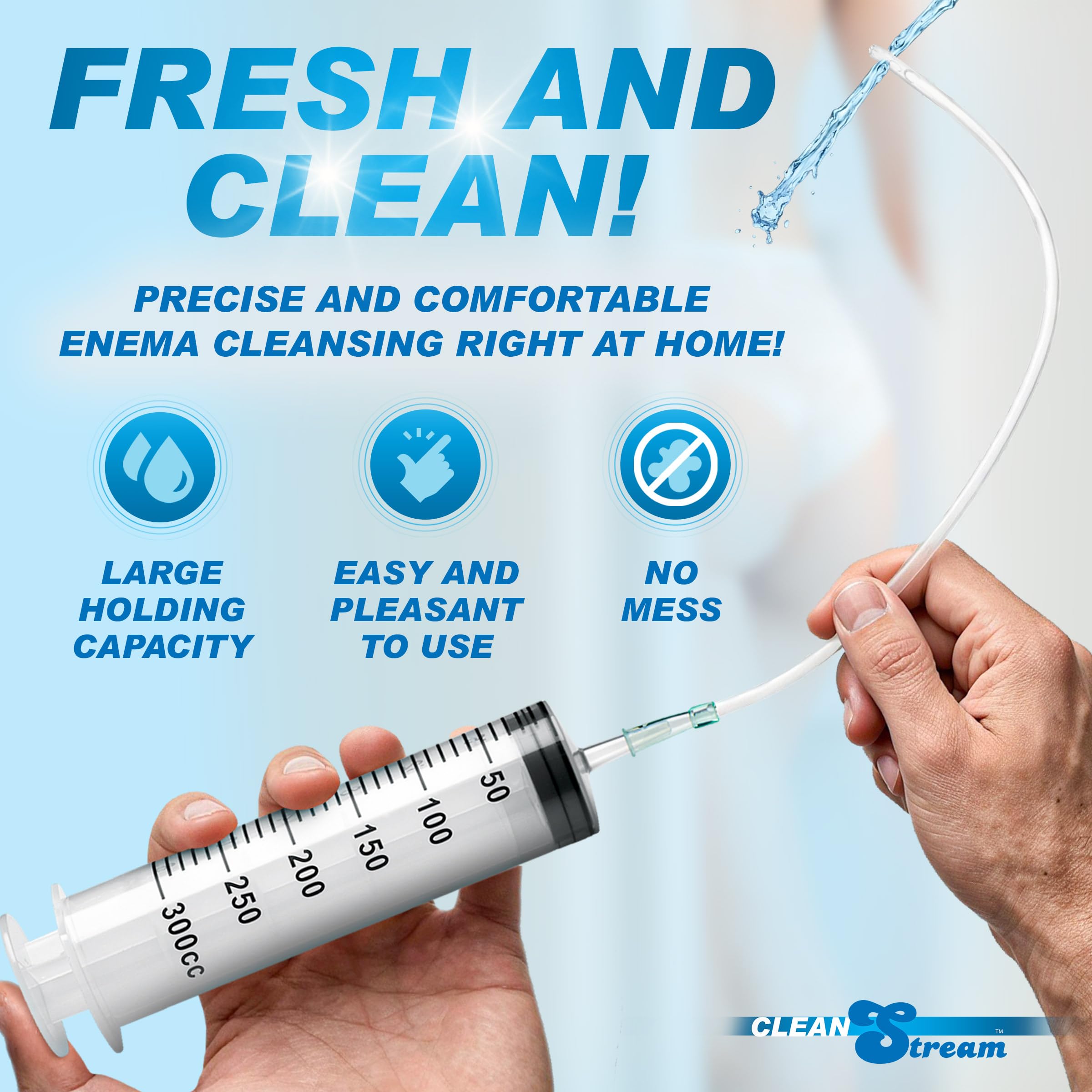 Cleanstream 300Ml Syringe With Tube